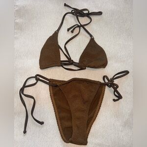 Good American Chocolate Brown Bikini Set 🤎